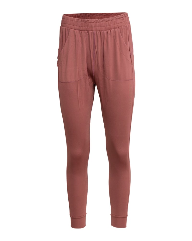 Front of a size L The Chloe Jogger in Rose by Gold Elite Apparel. | dia_product_style_image_id:293363
